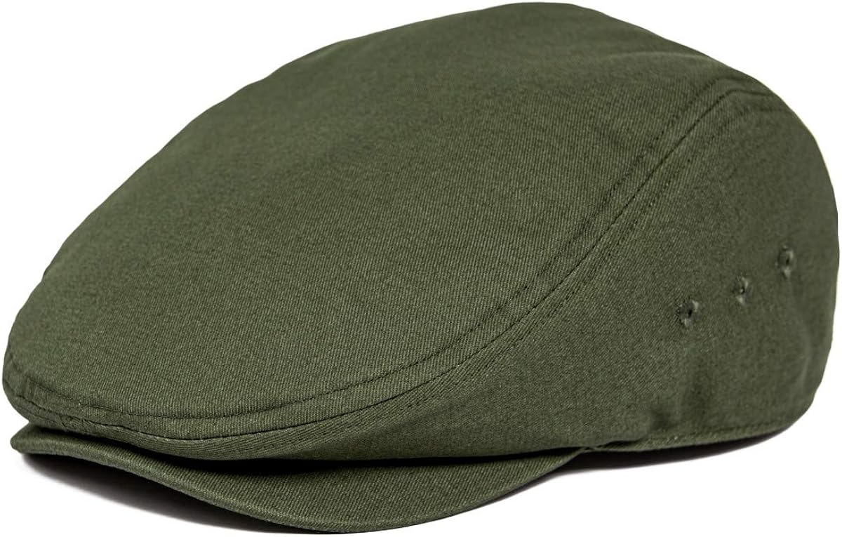 Cotton Twill Newsboy Flat Cap Y9550