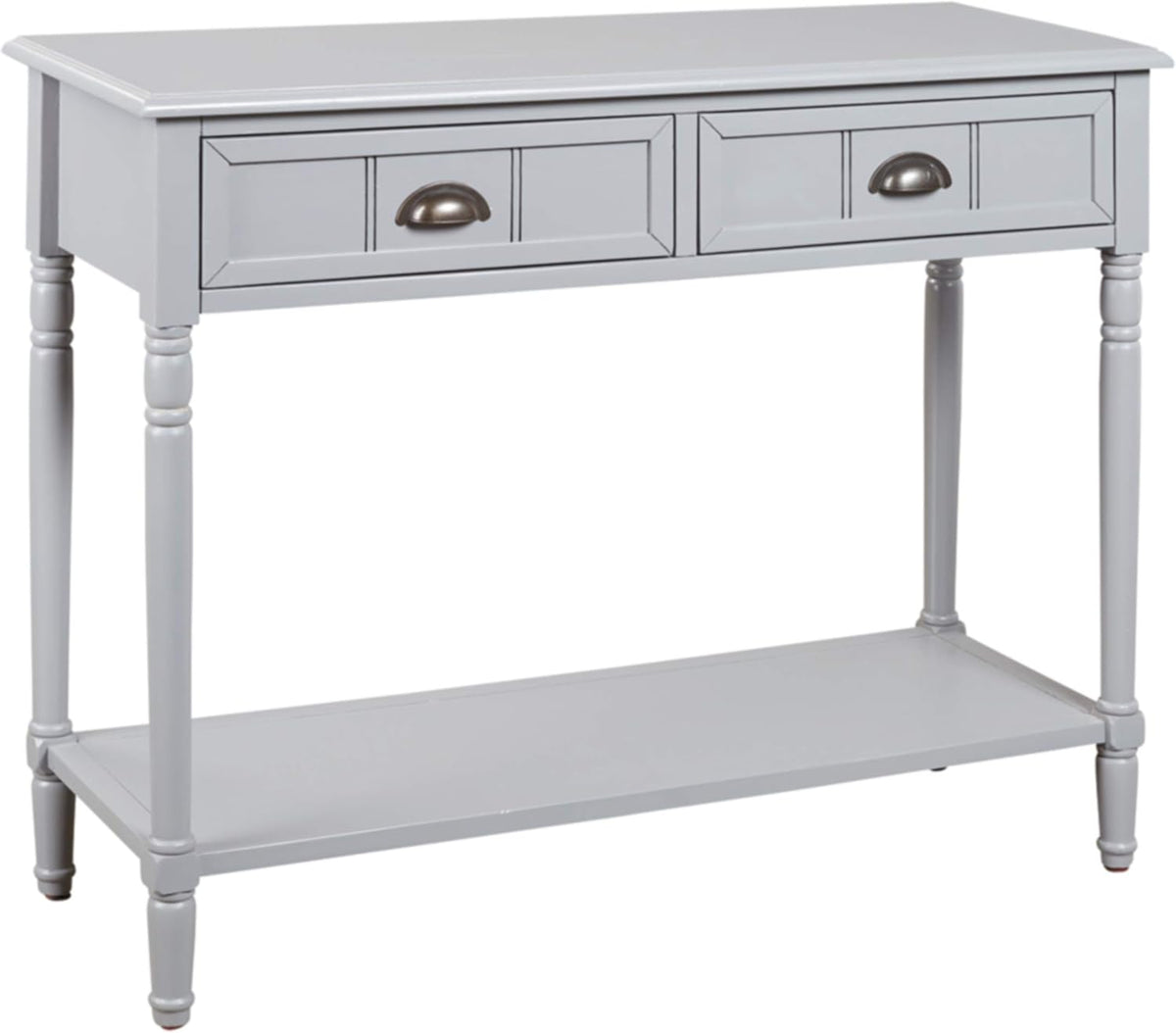 Gray 2 Drawer Console Sofa Table M134
