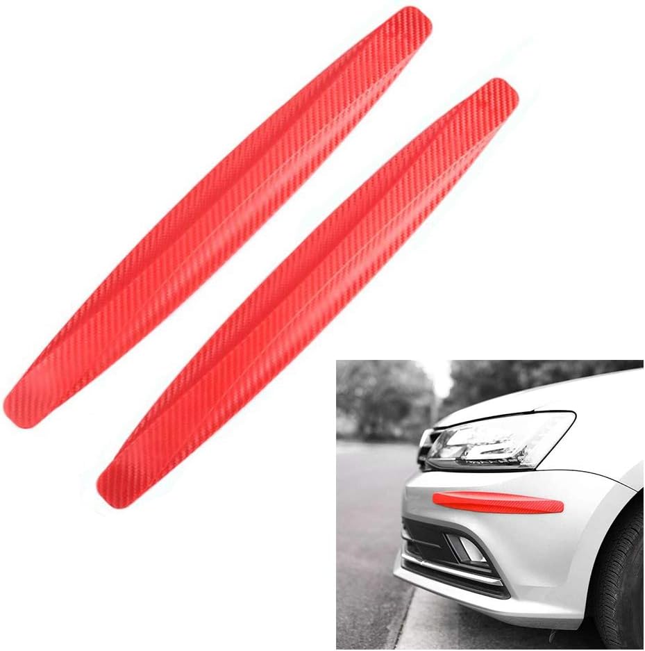White Pack of 2 Rubber Bumper Protector Corner Guard Trim Cover O7661