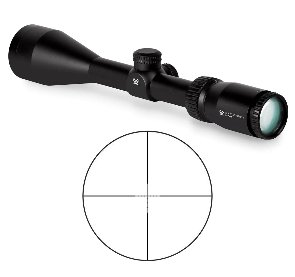 3-9x50 Dead-Hold BDC (MOA) Reticle 1 inch Tube O4568